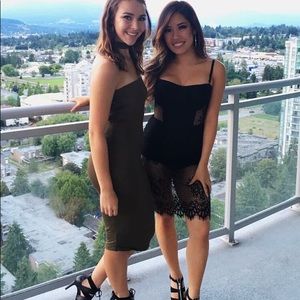 Lace Black Bodycon Dress